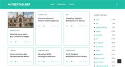 Desktop Screenshot of akreditasi.net